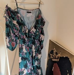 Flowy Hi lo off the shoulder dress